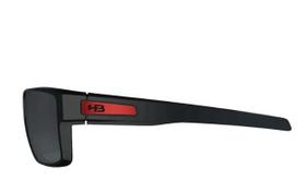 Óculos de sol Hot Buttered M.010055 big vert matte black on red gray