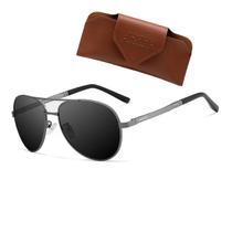 Óculos De Sol Hroch Masculino Polarizado Uv400 Metal Aviador Óculos De Sol Hroch Masculino Polarizado Uv400 Metal Aviador