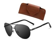 Óculos De Sol Hroch Masculino Polarizado Uv400 Metal Aviador Óculos De Sol Hroch Masculino Polarizado Uv400 Metal Aviador