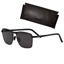 Óculos de Sol HROCH Modelo Milano, Polarizado UV400, Armação Metal, Lentes Policarbonato, Design Italiano