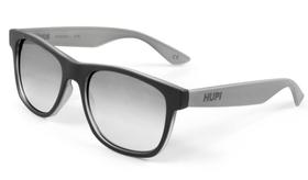 Óculos de Sol HUPI Brile Armação Preto/Cinza Lente Prata Óculos de Sol HUPI Brile Armação Preto/Cinza Lente Prata