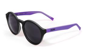 Óculos de Sol HUPI Kona Preto/roxo - Lente Roxo Espelhado