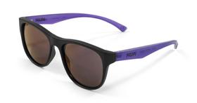 Óculos de Sol HUPI Macau Preto Fosco/roxo - Lente Roxo Espelhado