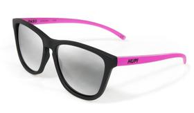 Óculos de Sol HUPI Paso Preto/Pink Lente Prata Óculos de Sol HUPI Paso Preto/Pink Lente Prata