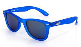 Óculos de Sol HUPI Wave Armação Azul Lente Azul Espelhado