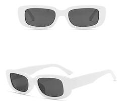 Óculos De Sol Hype Retro Vintage Retangular Preto Unissex