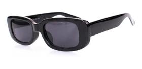Óculos De Sol Hype Retro Vintage Retangular Preto Unissex Uv Óculos De Sol Hype Retro Vintage Retangular Preto Unissex Uv