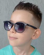 Óculos de Sol Infantil Acetato Hexagonal UV400 Moderno