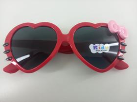 Óculos De Sol Infantil Colorido Feminino Hello kit Óculos De Sol Infantil Colorido Feminino Hello kit