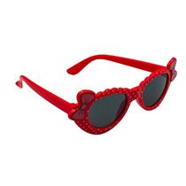 Óculos De Sol Infantil Com Lacinho Moda Triangular Blogueirinha