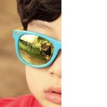 Óculos de Sol Infantil Dobrável + Capinha: Cores Sortidas - ACat