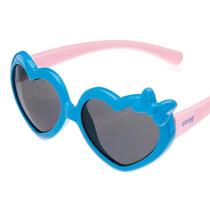 Óculos De Sol Infantil Flexível 36M+ Azul E Rosa Clingo
