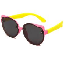 Óculos De Sol Infantil Flexível Polarizado Uv400 Feminino