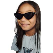 Oculos de Sol Infantil Gatinho Acetato Leve UV400 blogueira