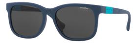 Óculos De Sol Infantil Miraflex Mf1040 M565 52 Retangular Azul-escuro Fosco Cinza-escuro Azul-escuro Fosco Azul-escuro