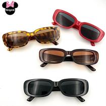 Óculos De Sol Infantil Retro Vintage Retangular Quadrado Hype Rap Moda