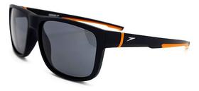 Óculos De Sol Infantil Speedo Ace 11 A11 52 Quadrado Preto Fosco Cinza Preto Fosco Preto Fosco/laranja