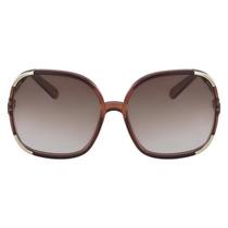 Óculos De Sol Injetado Chloé Myrte Ce719S - Marrom Óculos De Sol Injetado Chloé Myrte Ce719S - Marrom