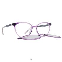 Óculos de sol invu armacao inj lilas+clip im42508b Óculos de sol invu armacao inj lilas+clip im42508b