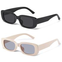 Óculos de sol JASPIN Retangle Y2K Retro 90s UV400 para mulheres e homens Óculos de sol JASPIN Retangle Y2K Retro 90s UV400 para mulheres e homens