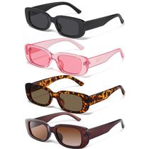 Óculos de sol JASPIN Retangle Y2K Retro 90s UV400 para mulheres e homens Óculos de sol JASPIN Retangle Y2K Retro 90s UV400 para mulheres e homens