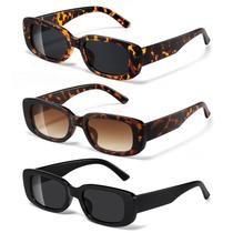 Óculos de sol JASPIN Retangle Y2K Retro 90s UV400 para mulheres e homens Óculos de sol JASPIN Retangle Y2K Retro 90s UV400 para mulheres e homens