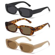 Óculos de sol JASPIN Y2K Óculos de sol retangulares UV400 para mulheres e homens Óculos de sol JASPIN Y2K Óculos de sol retangulares UV400 para mulheres e homens