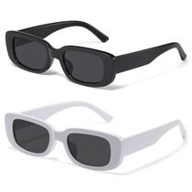 Óculos de sol JASPIN Y2K Óculos de sol retangulares UV400 para mulheres e homens Óculos de sol JASPIN Y2K Óculos de sol retangulares UV400 para mulheres e homens