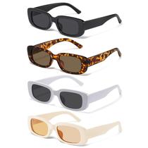 Óculos de sol JASPIN Y2K Óculos de sol retangulares UV400 para mulheres e homens Óculos de sol JASPIN Y2K Óculos de sol retangulares UV400 para mulheres e homens