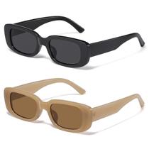 Óculos de sol JASPIN Y2K Óculos de sol retangulares UV400 para mulheres e homens Óculos de sol JASPIN Y2K Óculos de sol retangulares UV400 para mulheres e homens