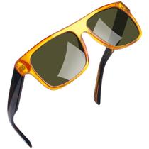 Óculos de sol Joopin Big Acetate Polarized UV400 TR90 Orange Óculos de sol Joopin Big Acetate Polarized UV400 TR90 Orange