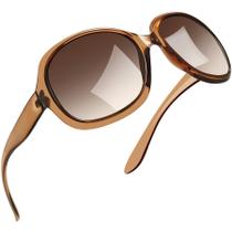 Óculos de sol Joopin Oversized Brown Polarized UV400 para mulheres