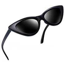 Óculos de sol Joopin Polarized Black Cat Eye para mulheres UV400