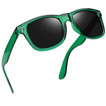 Óculos de Sol Joopin Quadrados Oversized Polarizados UV400 - Verde/Preto