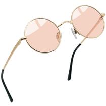 Óculos de sol Joopin Small Round Hippie Circle Pink para mulheres Óculos de sol Joopin Small Round Hippie Circle Pink para mulheres