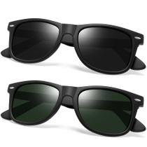 Óculos de sol Joopin Square Polarized UV400 Protection Black