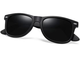 Óculos de sol Joopin Trendy Square Polarized UV400, todos pretos Óculos de sol Joopin Trendy Square Polarized UV400, todos pretos