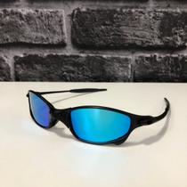 Oculos De Sol Juliet Carbon Lente Azul BB X-Metal Polarizadas Pinado Lupa Vilão Doublex Mars - TOPLUPAS