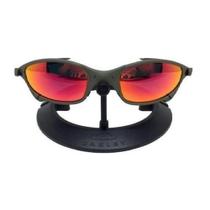 Óculos De Sol Juliet X Metal Lente Vermelha Polarizado Uv400 - Solar