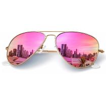 Óculos de Sol KALIYADI Aviator Polarizados - UV400 - Masculino e Feminino