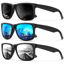 Óculos de sol KALIYADI Polarized UV400 Protection, pacote com 3