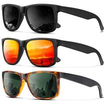 Óculos de sol KALIYADI Polarized UV400 Protection, pacote com 3 Óculos de sol KALIYADI Polarized UV400 Protection, pacote com 3