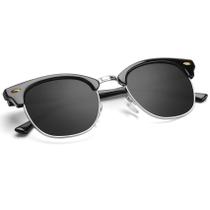 Óculos de sol KALIYADI Semi-Rimless Glass Lens UV Blocking