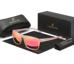 Óculos De Sol Kingseven C14 Uv400 Polarizado Pink ( Rosa )