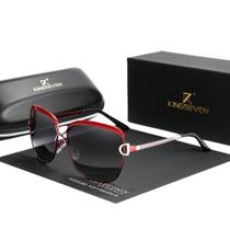 Óculos de Sol Kingseven Feminino Moderno Lentes Polarizadas e Proteção UV400