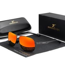Óculos De Sol Kingseven Masculino De Alumínio Lente Polarizada UV400 N-718