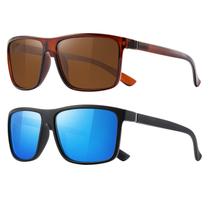 Óculos de sol KWHZXGYY polarizados para homens e mulheres, pretos Óculos de sol KWHZXGYY polarizados para homens e mulheres, pretos