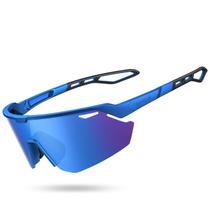 Óculos de sol Lamicall Polarized Sports UV400 para homens e mulheres azuis