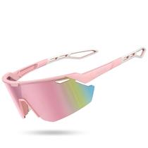 Óculos de sol Lamicall Ultralight 24g polarizados UV400 rosa Óculos de sol Lamicall Ultralight 24g polarizados UV400 rosa
