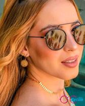 Óculos de Sol Larissa Retro Redondo